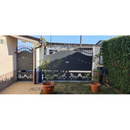 Cancelli a due ante pantografati